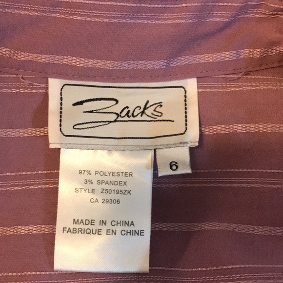 Ruffle detail fitted blouse- Zach’s - Picture 6 of 7